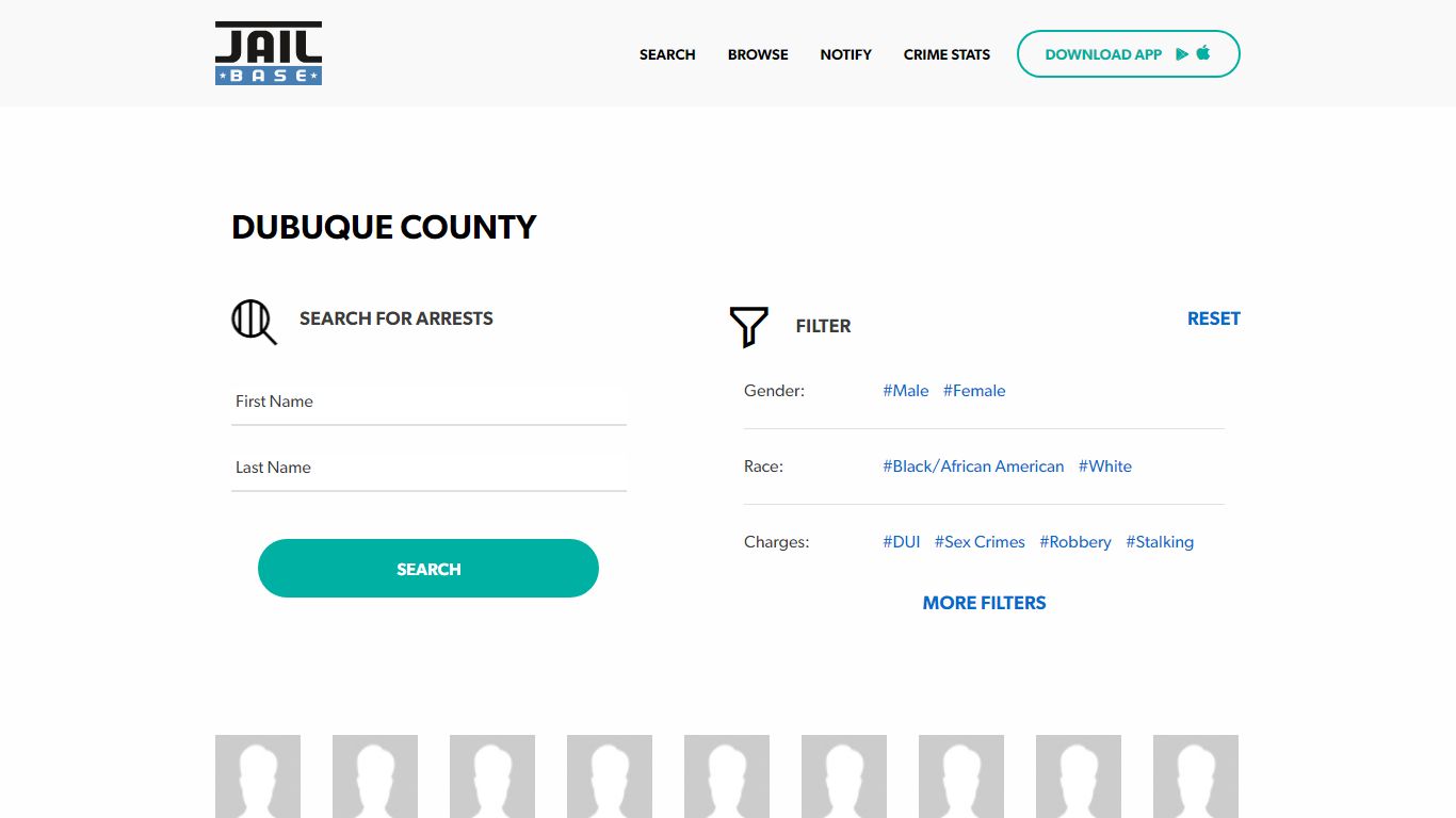 Dubuque County Jail Inmate Search and Mugshots | JailBase